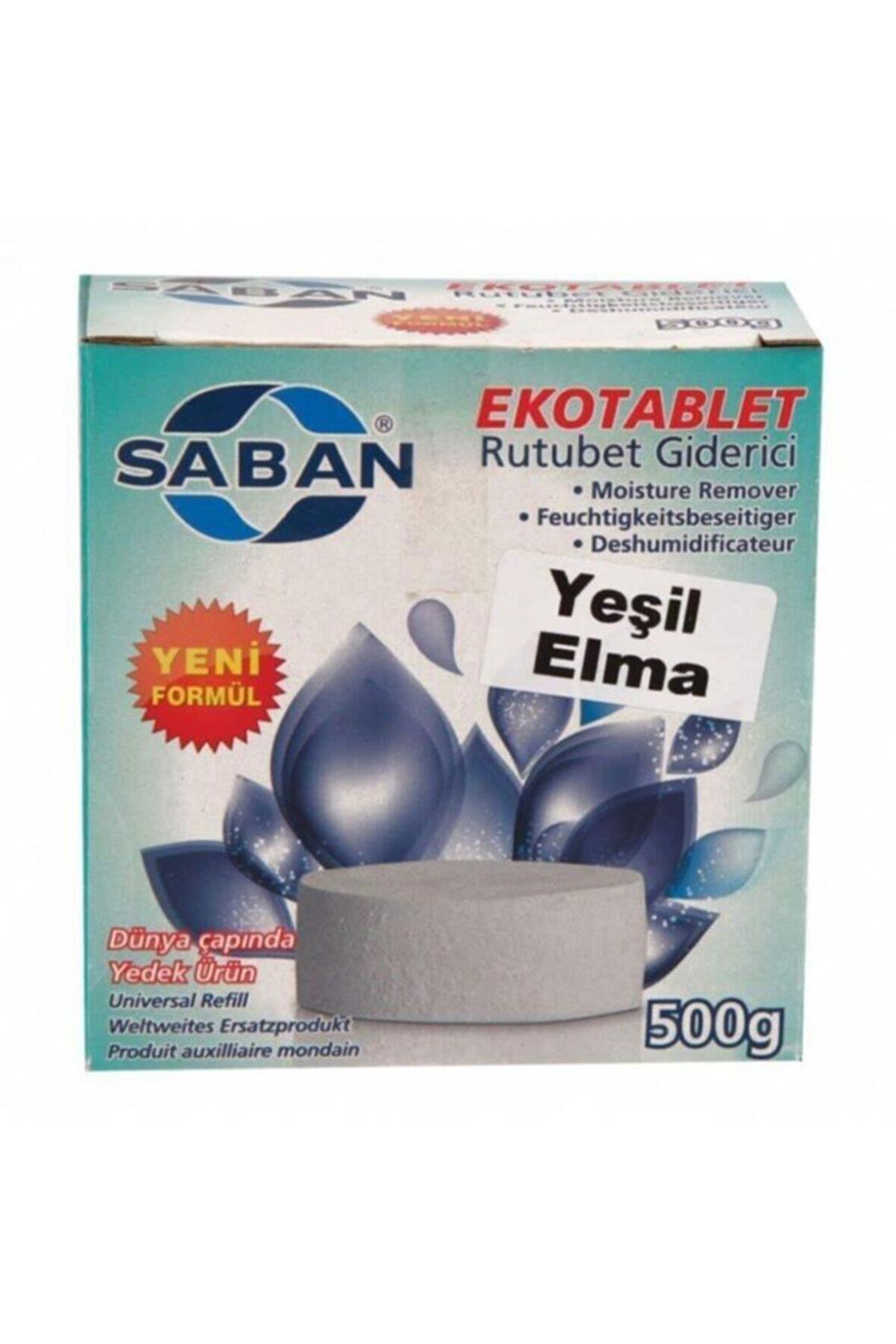 Saban 500gr Nem Alıcı Yedek Tablet Yeşil Elma